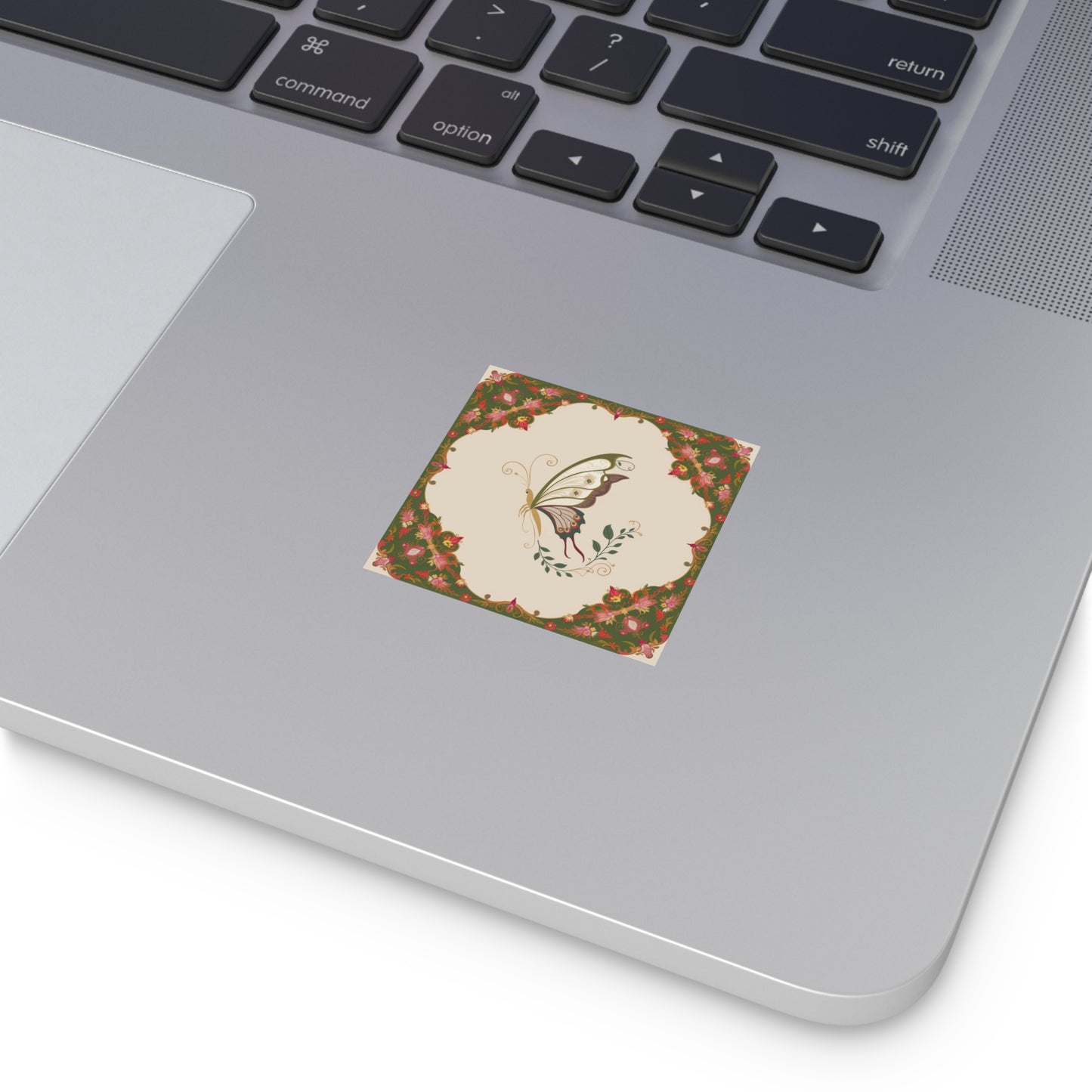 Butterfly Square Vinyl Sticker