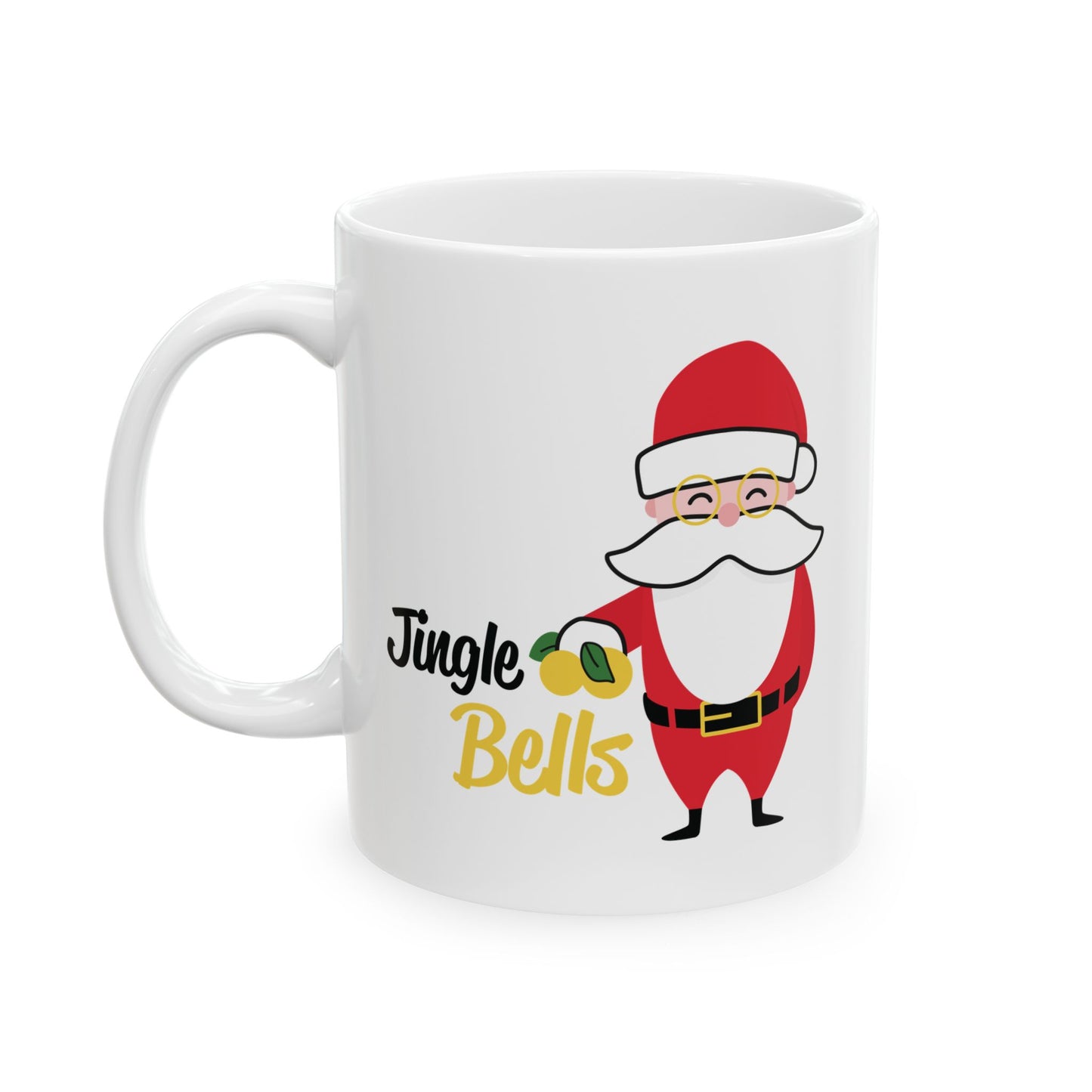 Santa Jingle Bells Ceramic Mug