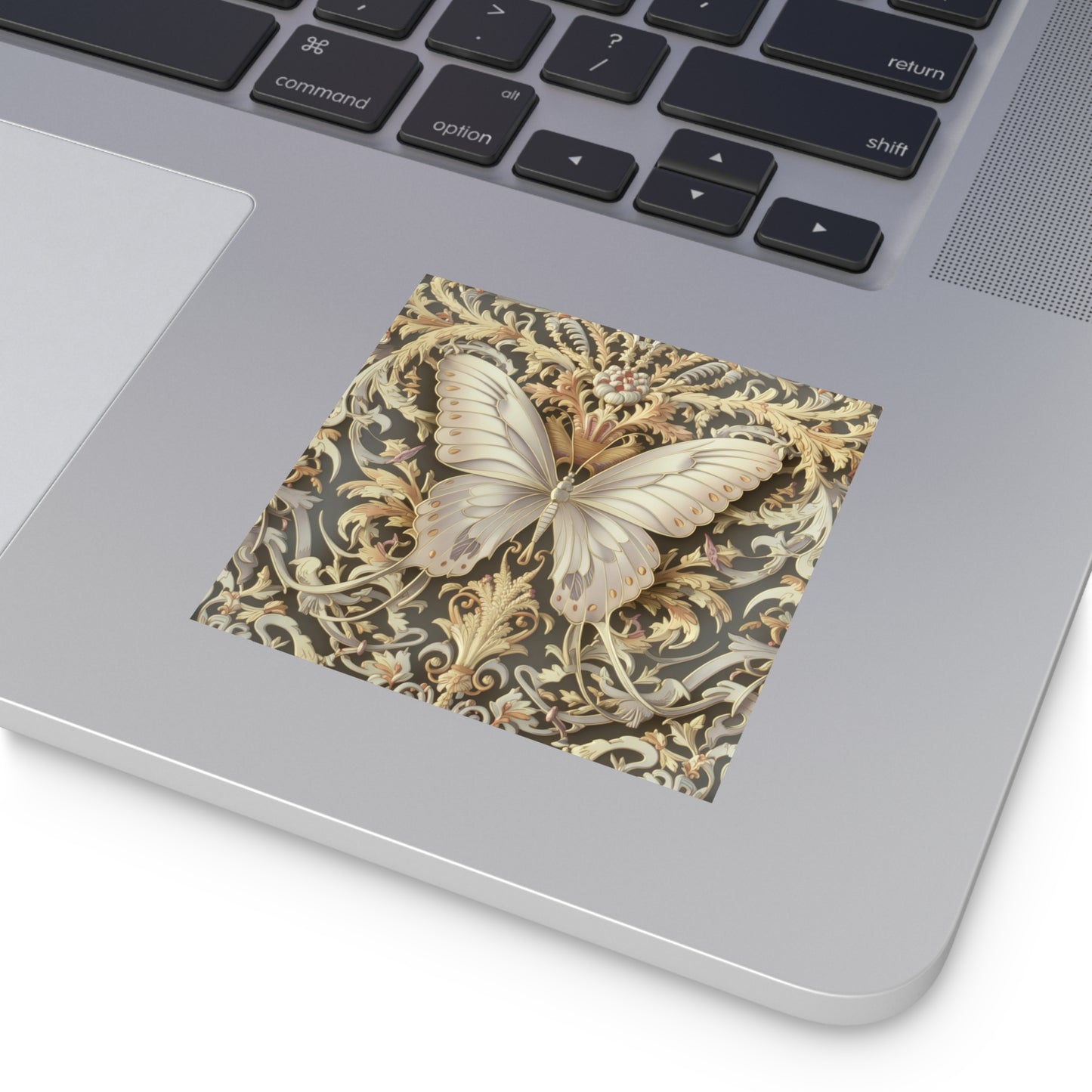 Butterfly Square Vinyl Sticker