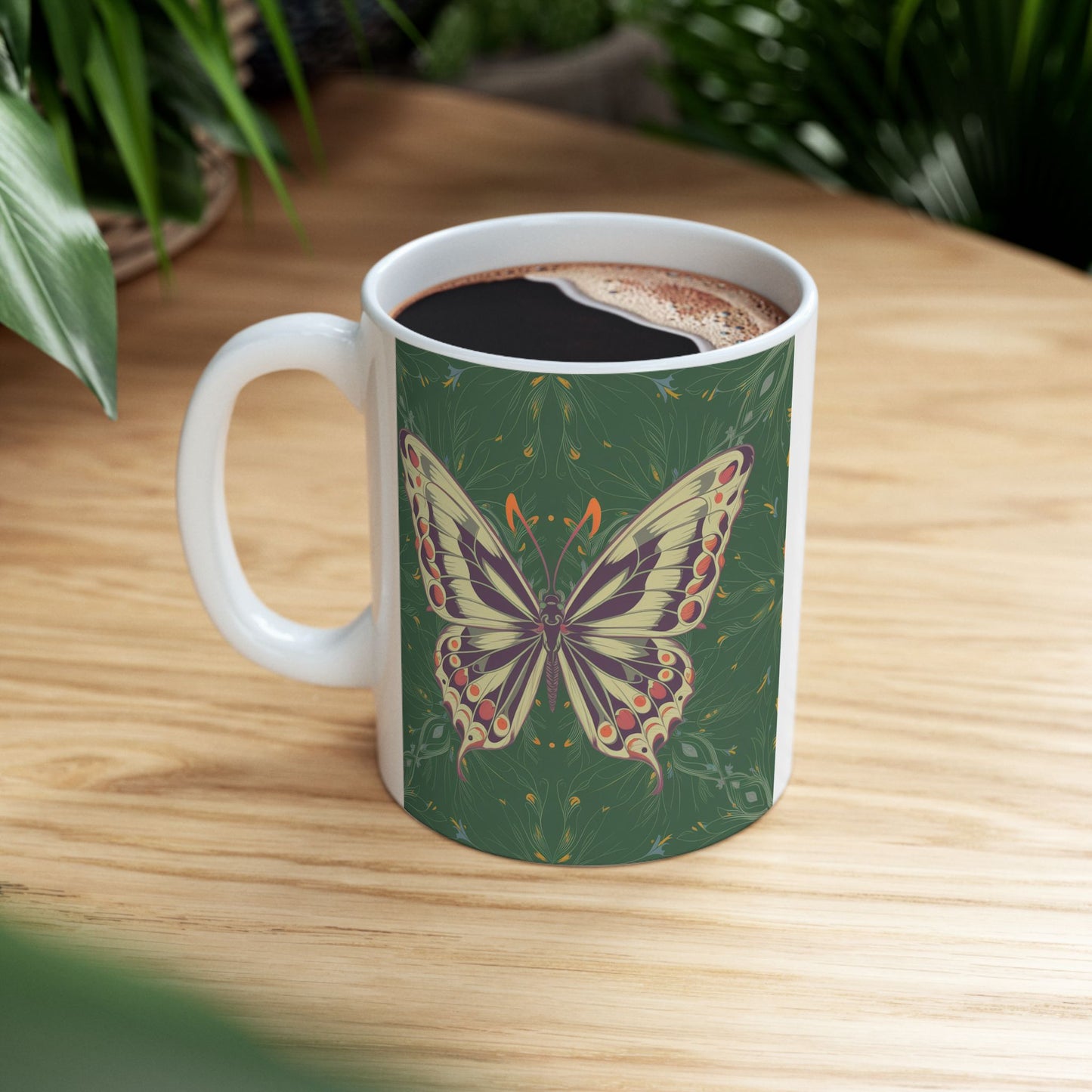 Butterfly Ceramic Mug