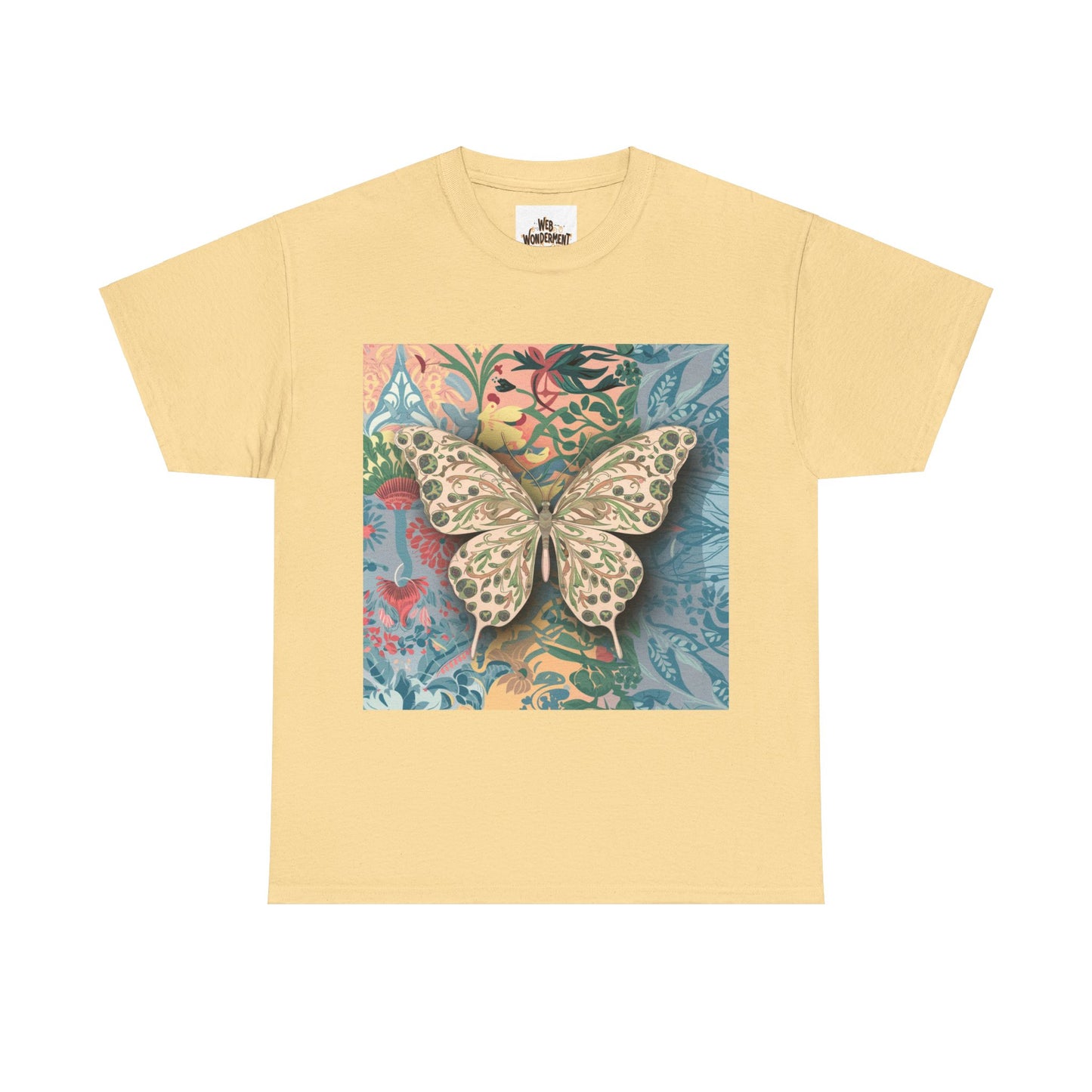 Butterfly Unisex Heavy Cotton T-Shirt