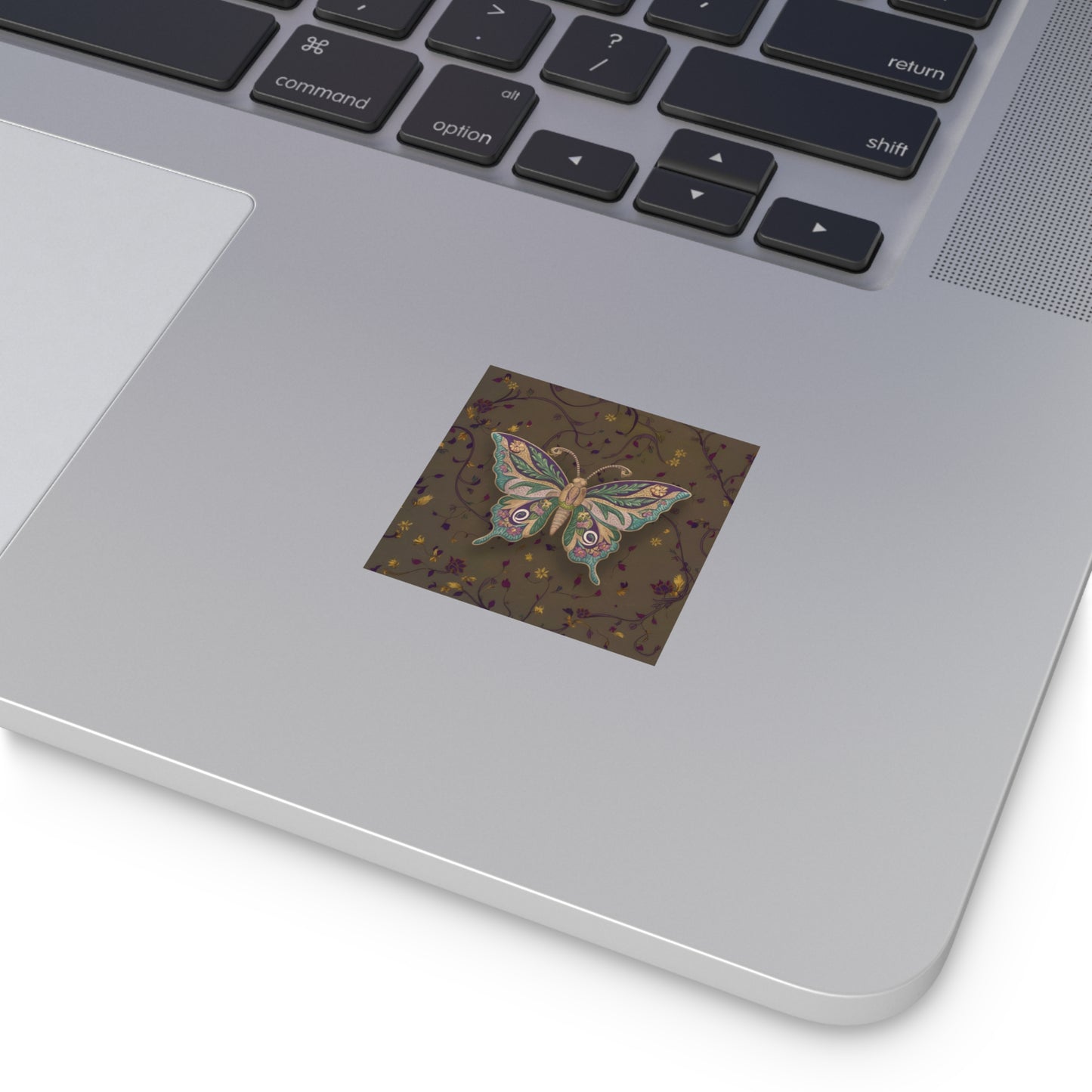Butterfly Square Vinyl Sticker