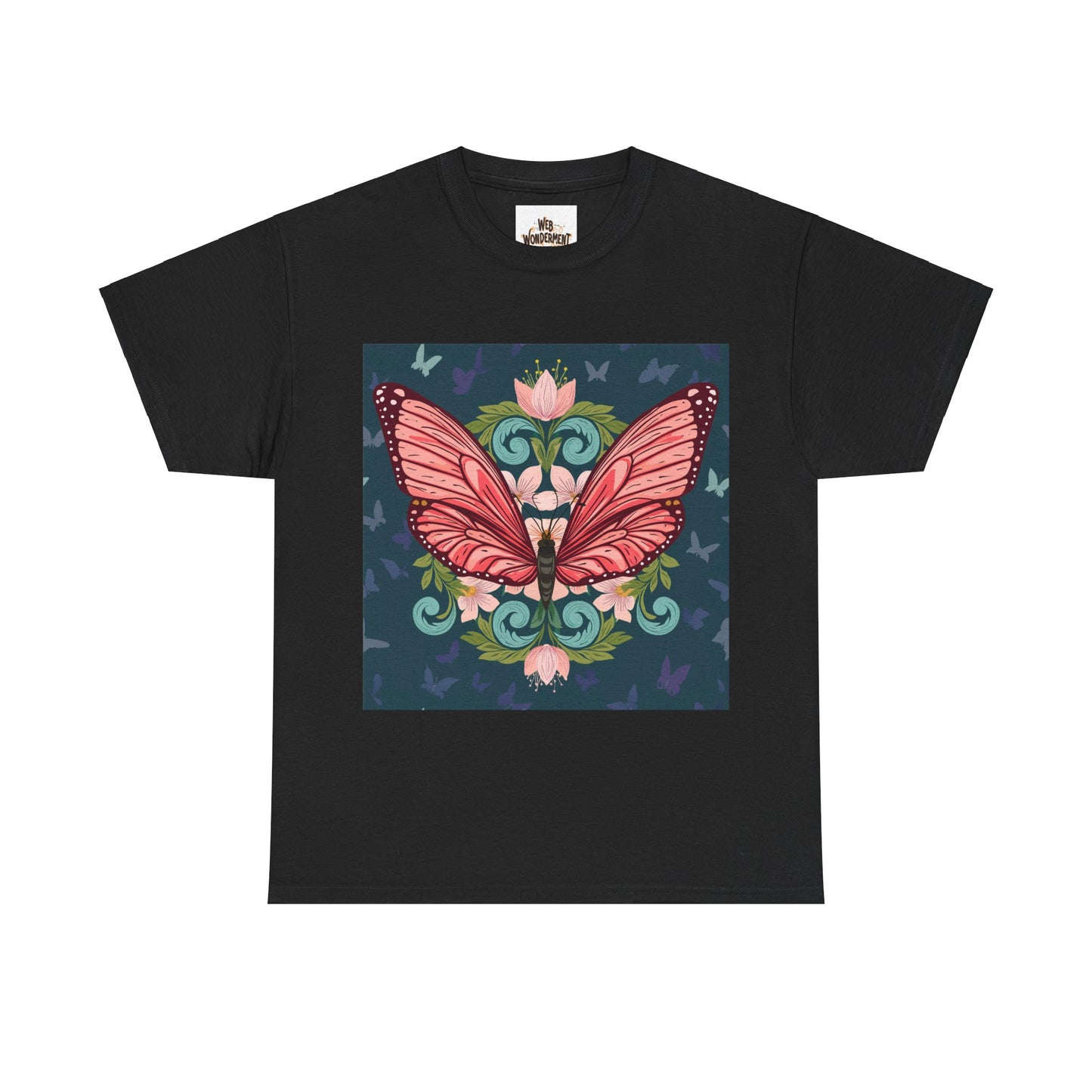 Butterfly Unisex Heavy Cotton T-Shirt