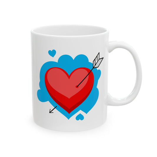 Heart Valentine Ceramic Mug 11oz