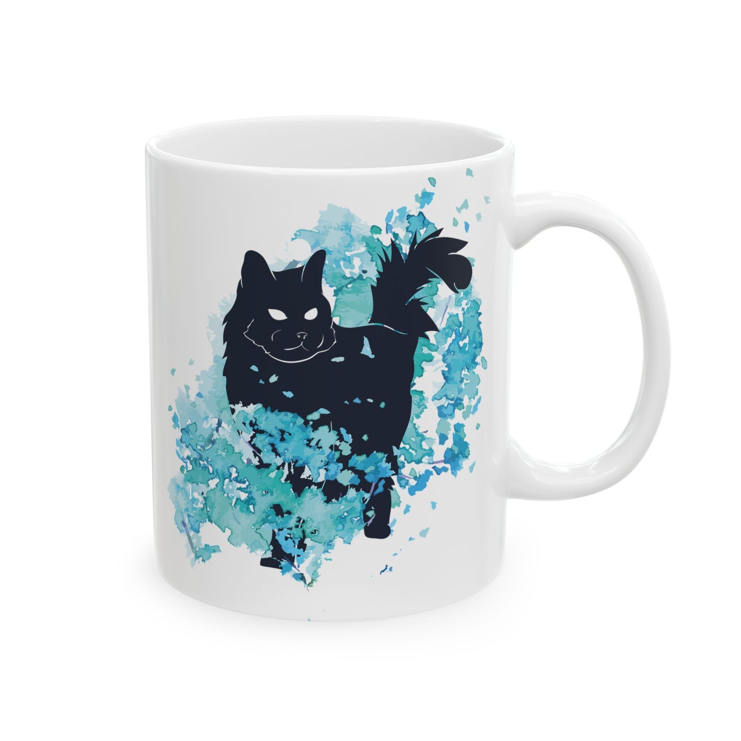 Black Cat Ceramic Mug