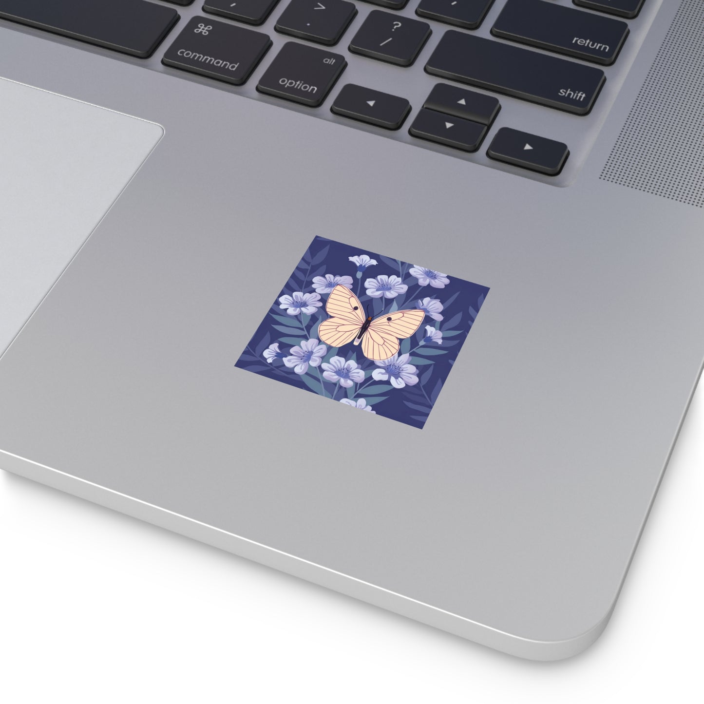 Butterfly Square Vinyl Sticker