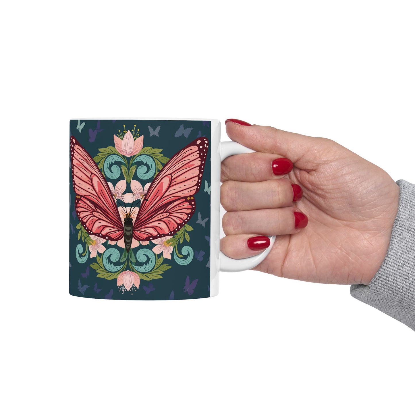 Butterfly Ceramic Mug