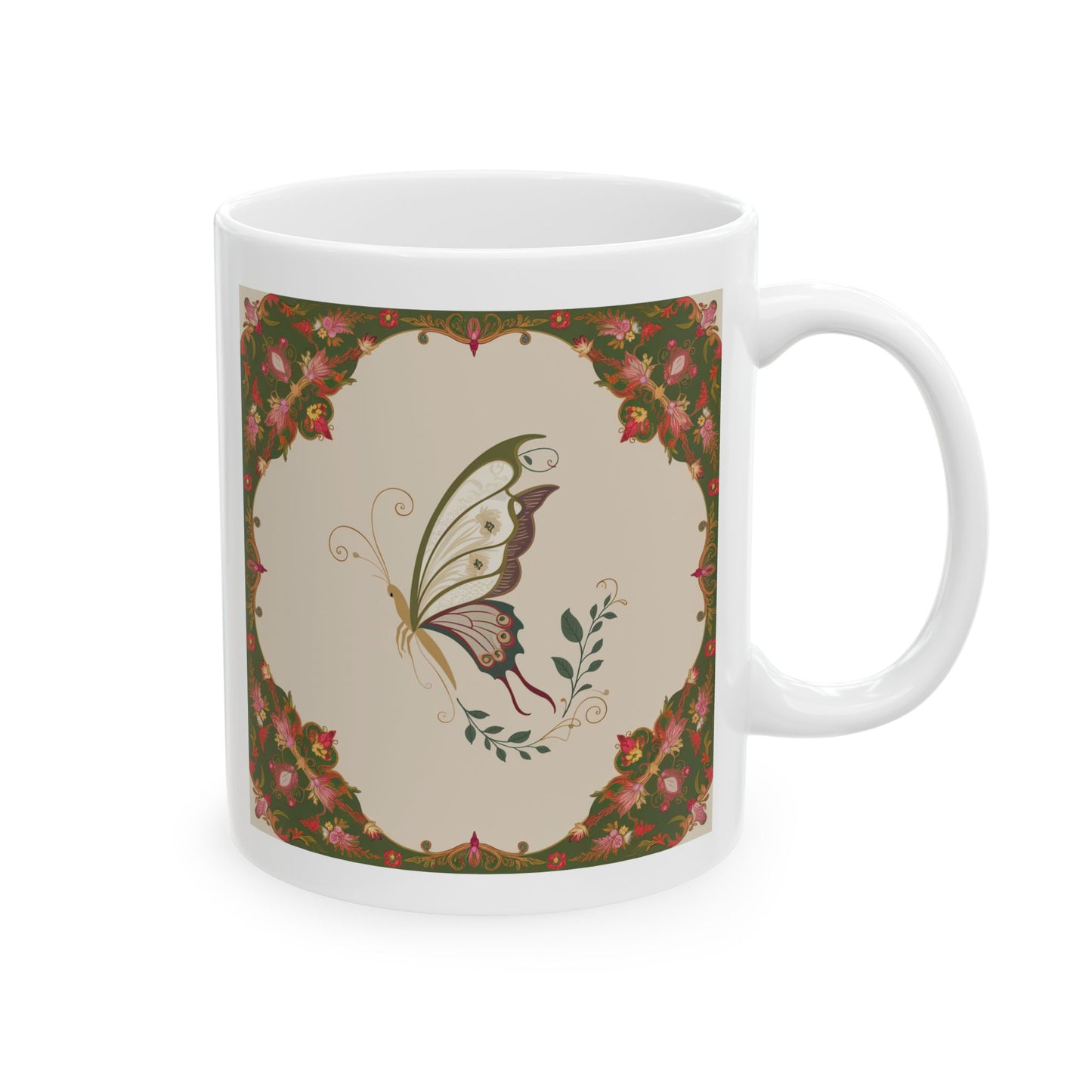 Butterfly Ceramic Mug