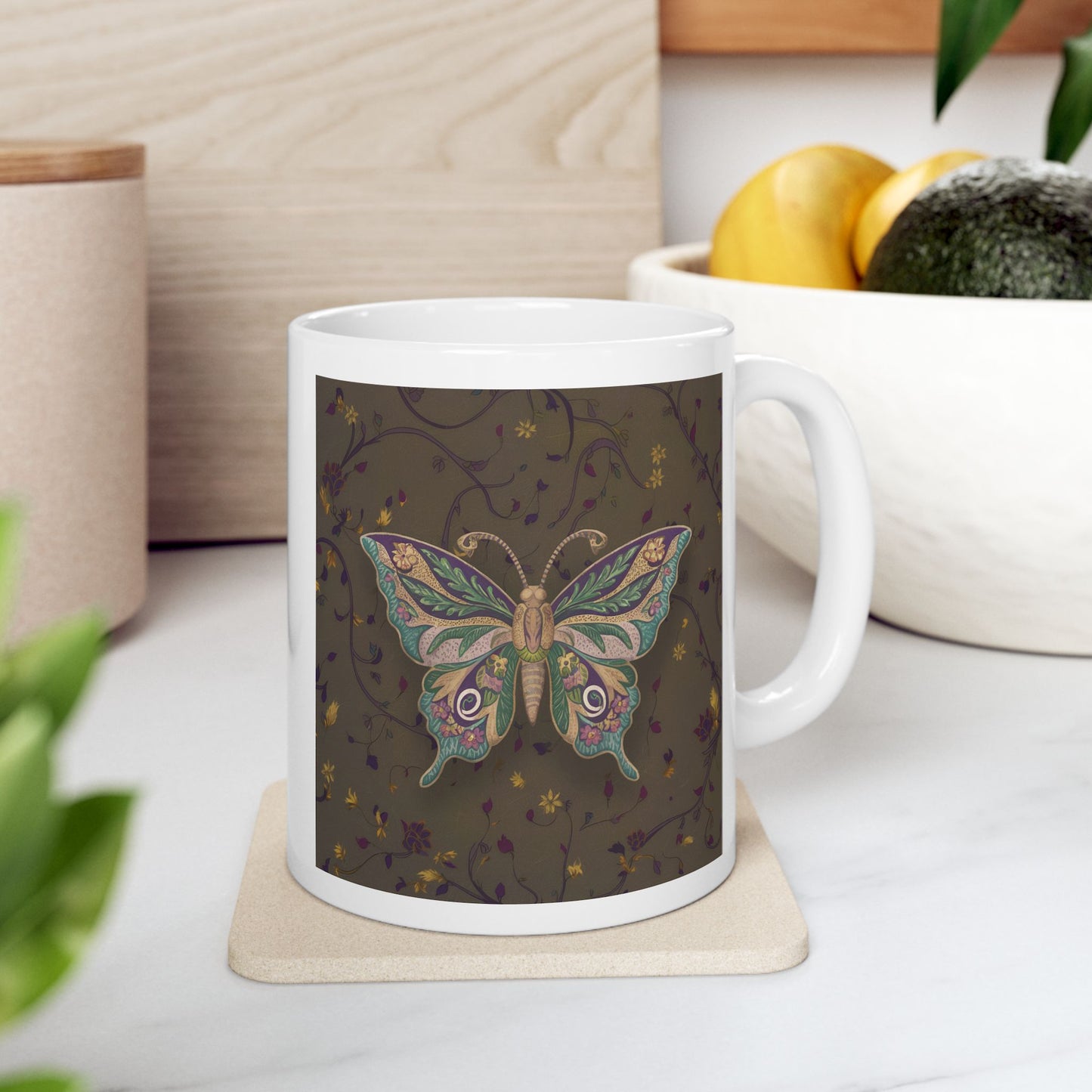 Butterfly Ceramic Mug