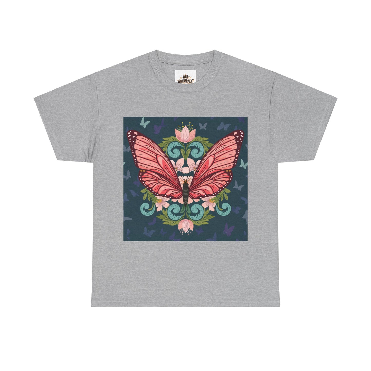 Butterfly Unisex Heavy Cotton T-Shirt