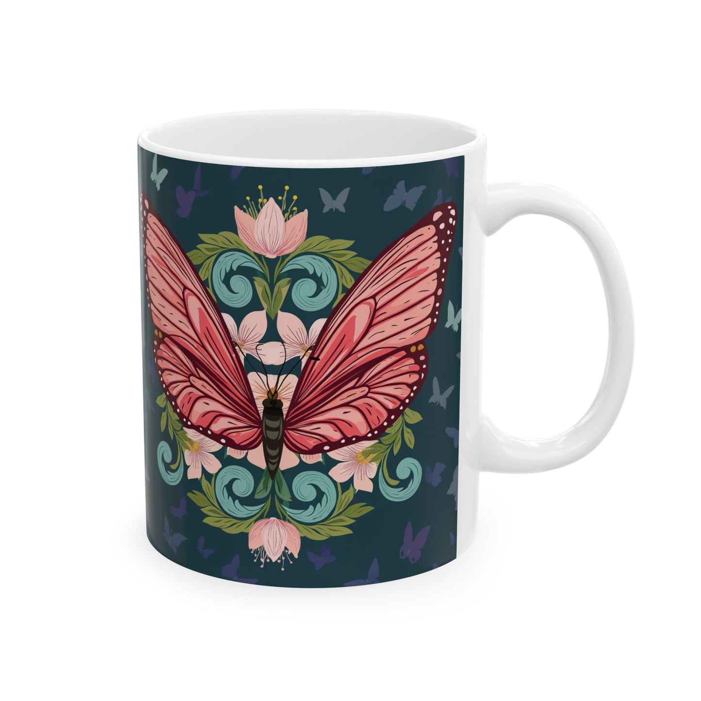 Butterfly Ceramic Mug