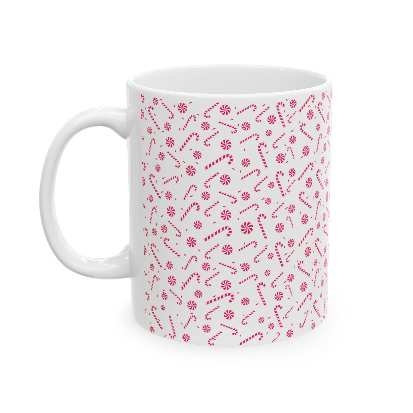 Candy Cane All Over Ceramic Mug