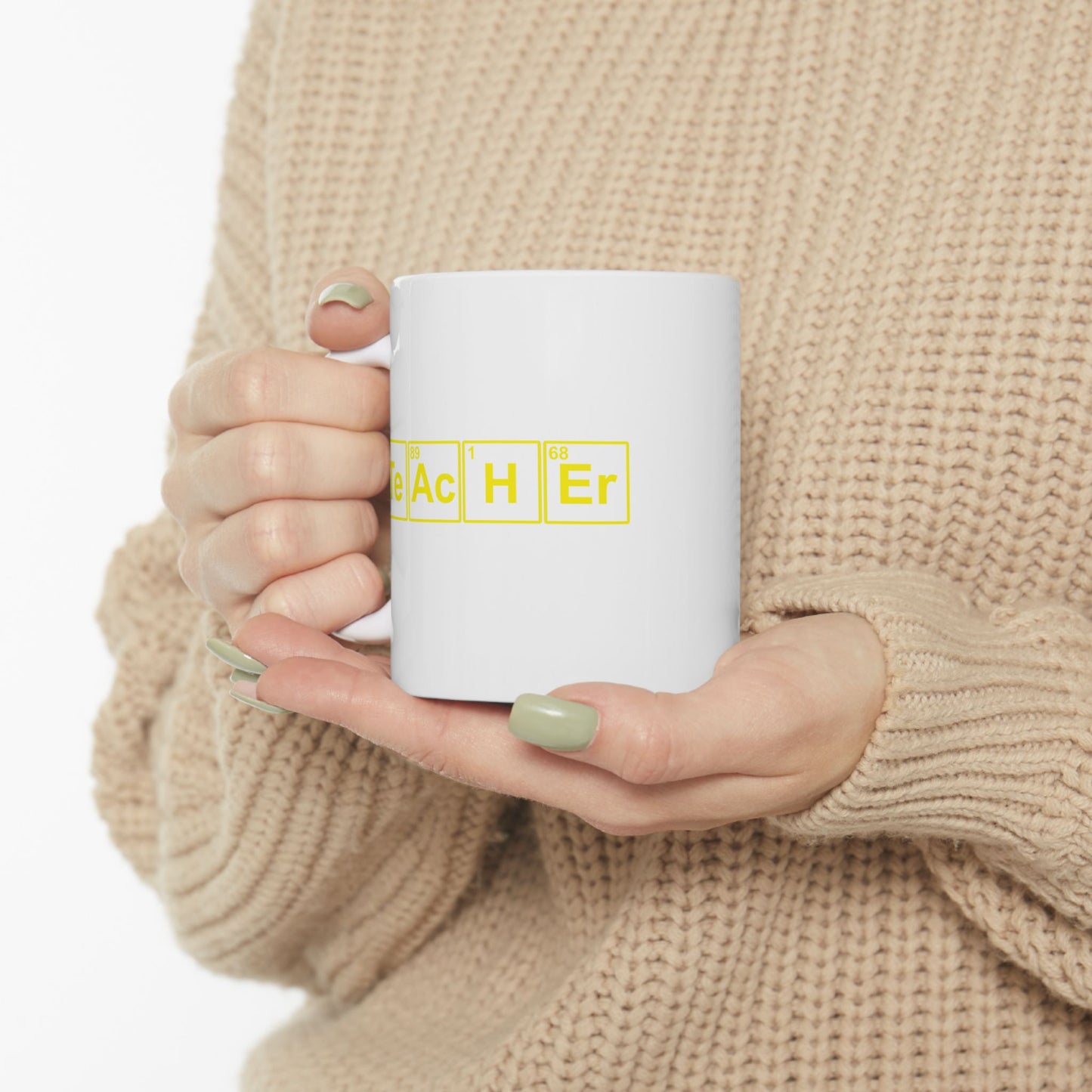 Teacher (Te Ac H Er Elements Periodic Table) Ceramic Mug 11oz