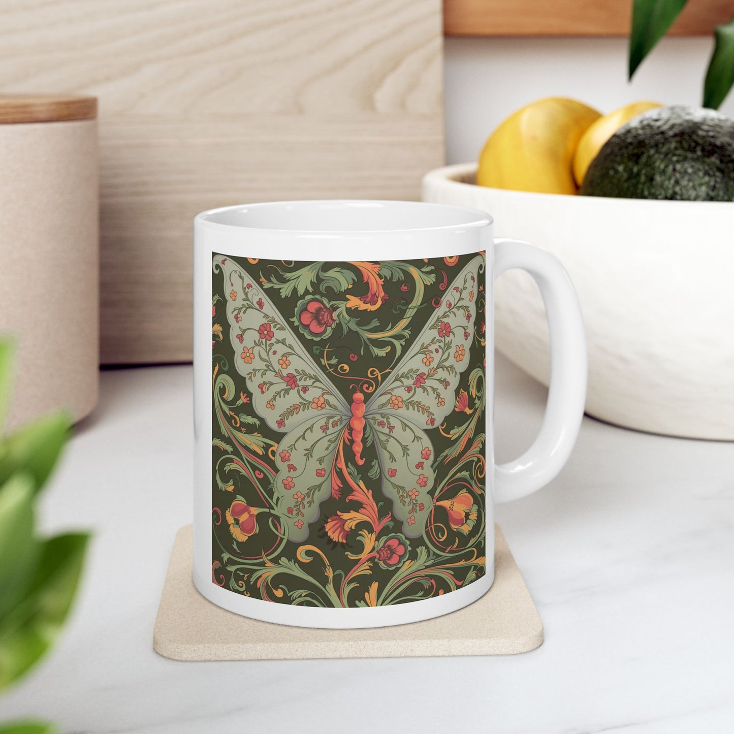 Butterfly Ceramic Mug