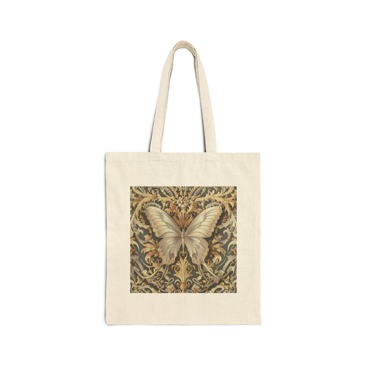 Butterfly Cotton Canvas Tote Bag
