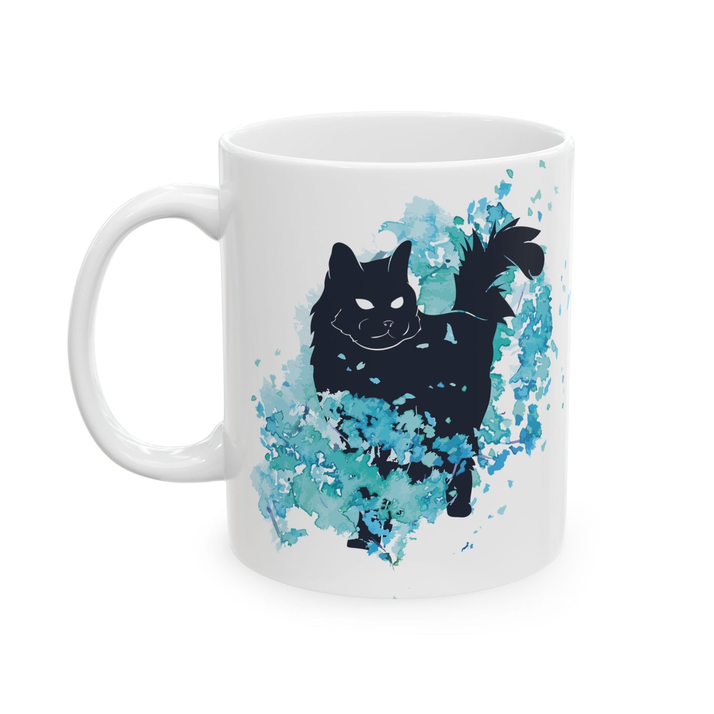 Black Cat Ceramic Mug