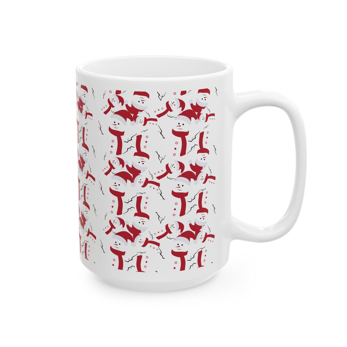 Snow Man Ceramic Mug 11oz