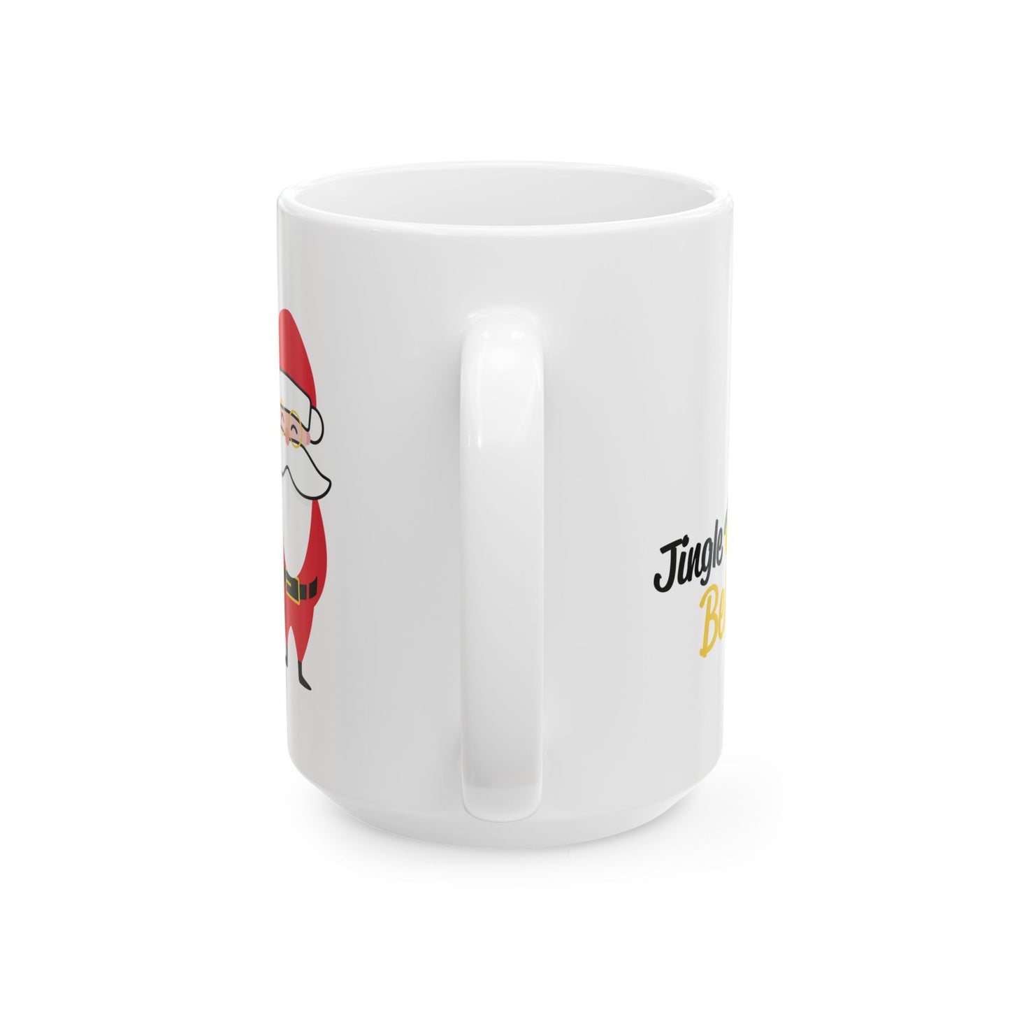 Santa Jingle Bells Ceramic Mug