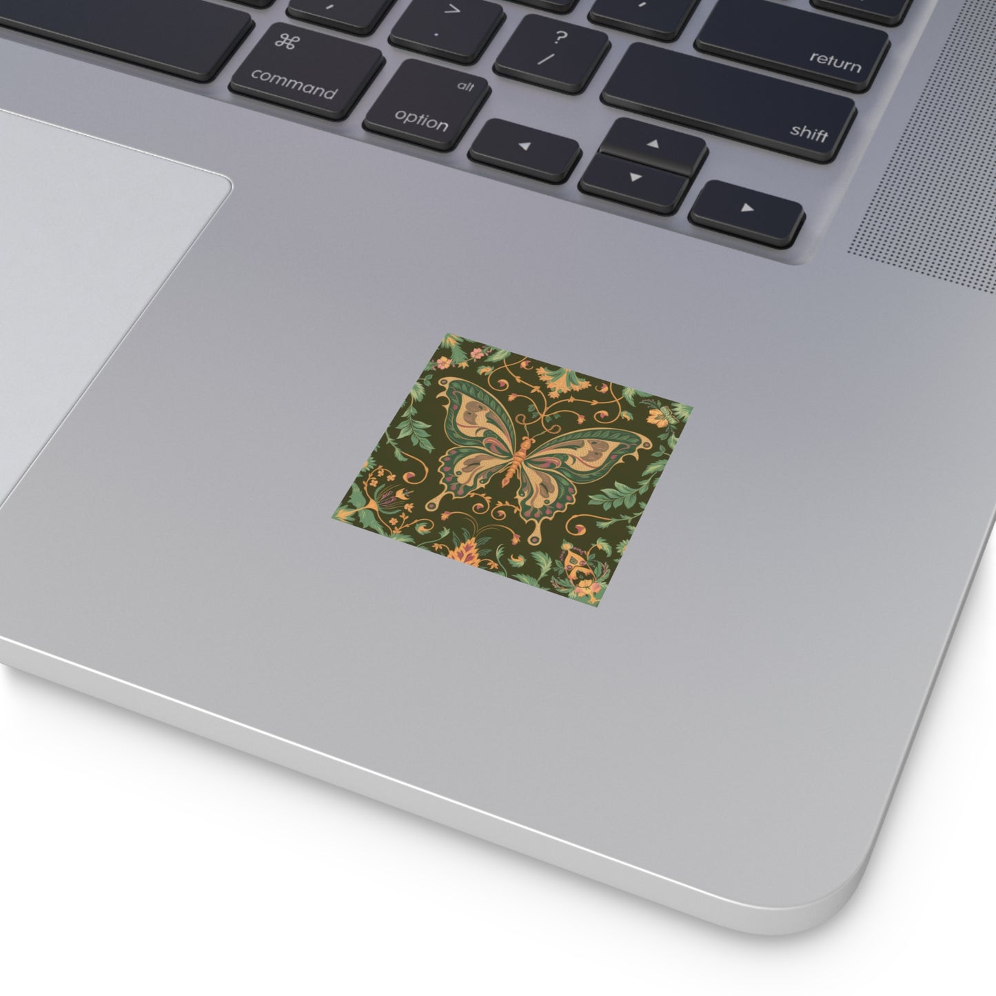 Butterfly Square Vinyl Sticker