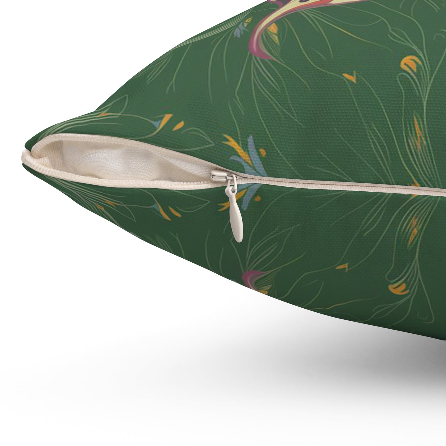 Butterfly Spun Polyester Square Pillow