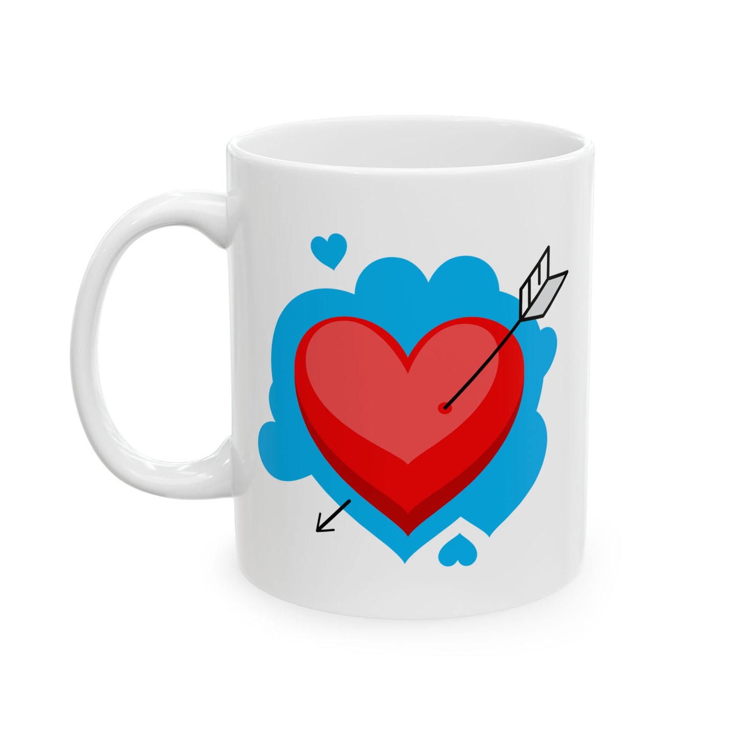 Heart Valentine Ceramic Mug 11oz