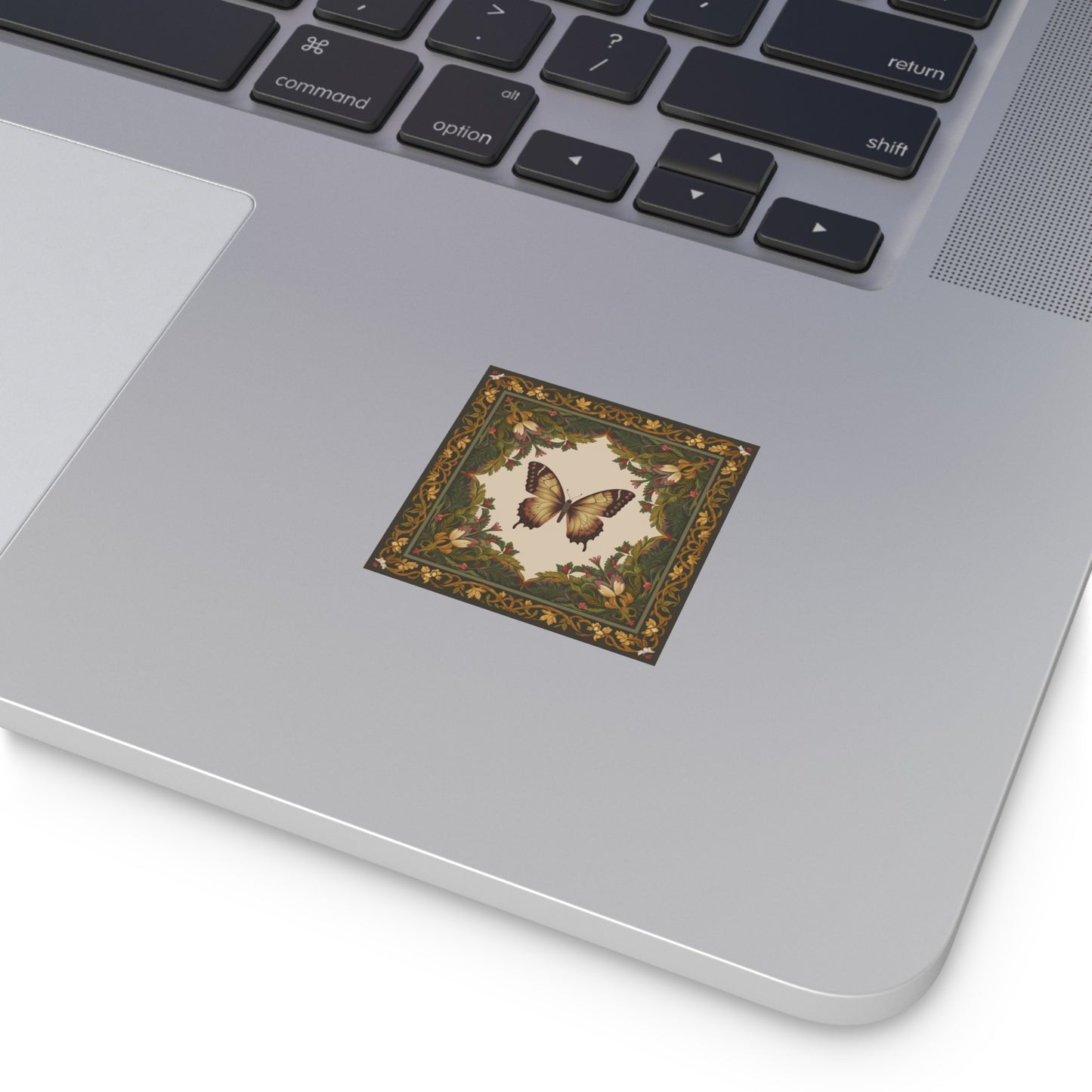 Butterfly Square Vinyl Sticker