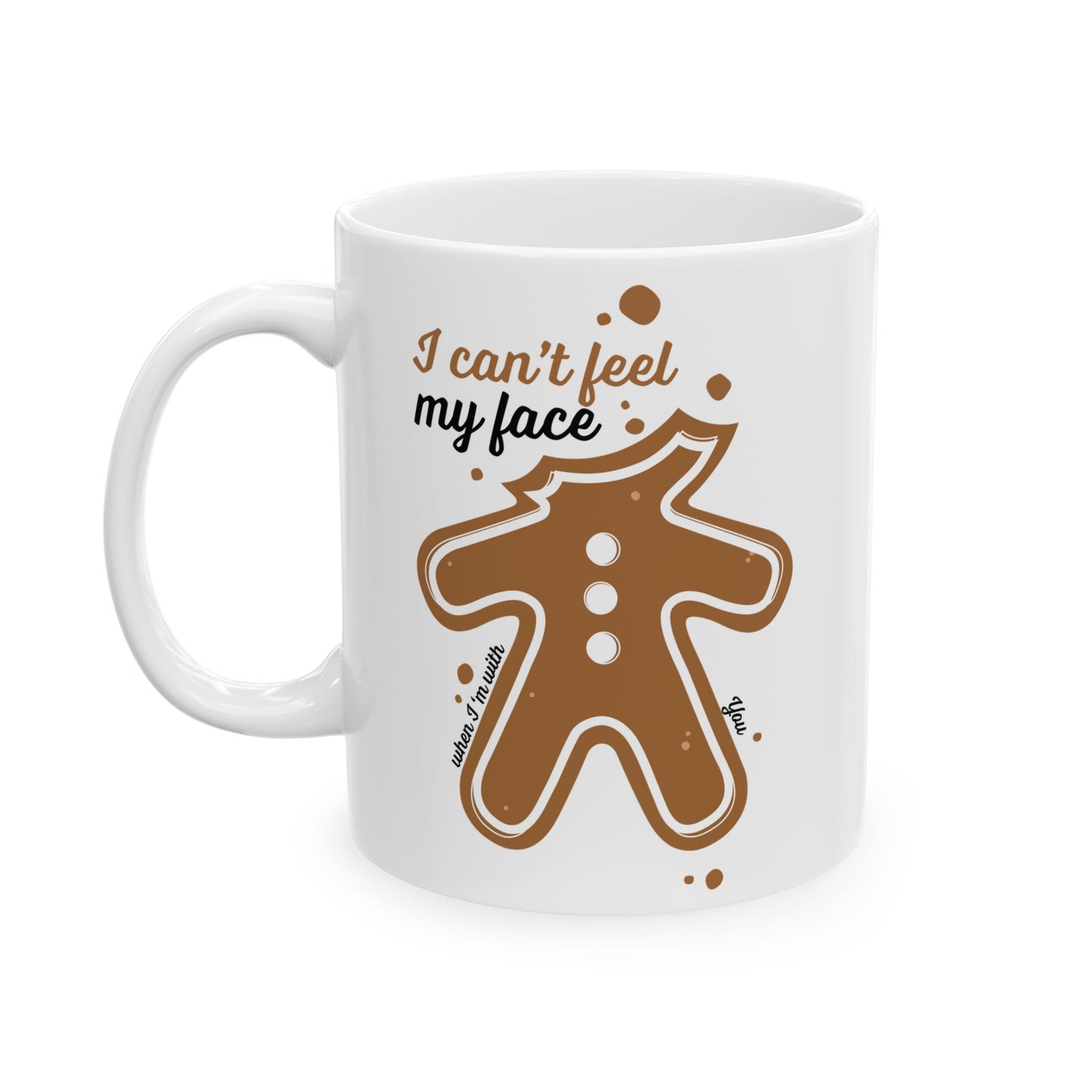 Gingerbread Man Ceramic Mug