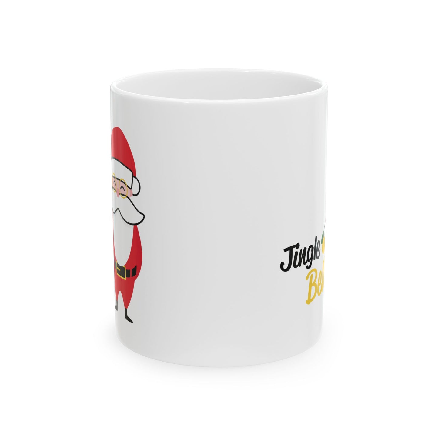 Santa Jingle Bells Ceramic Mug