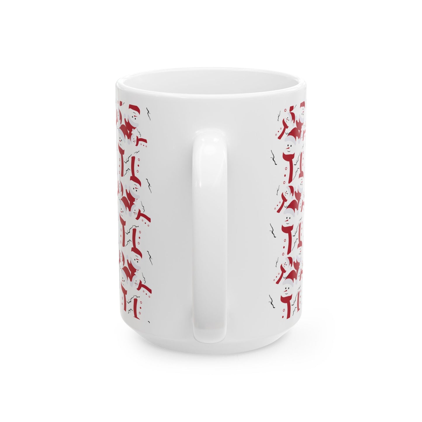 Snow Man Ceramic Mug 11oz