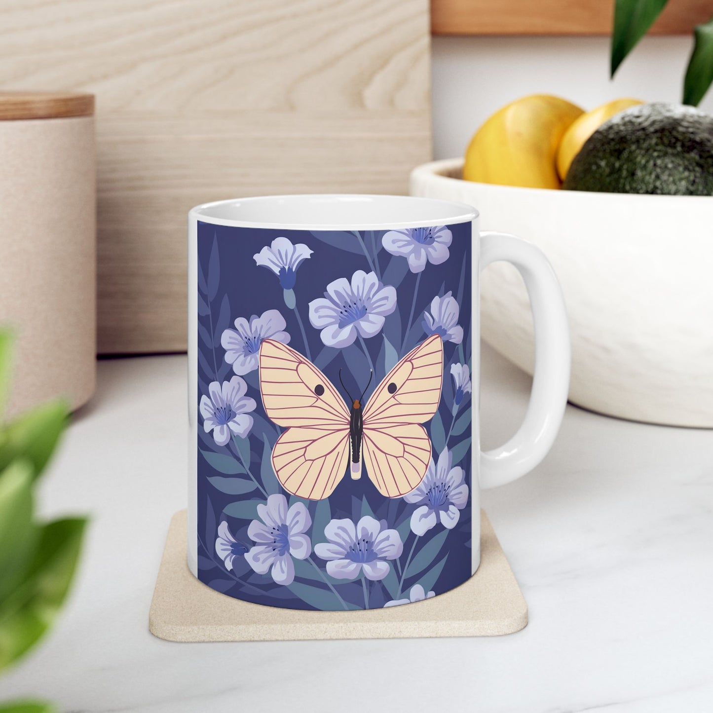 Butterfly Ceramic Mug