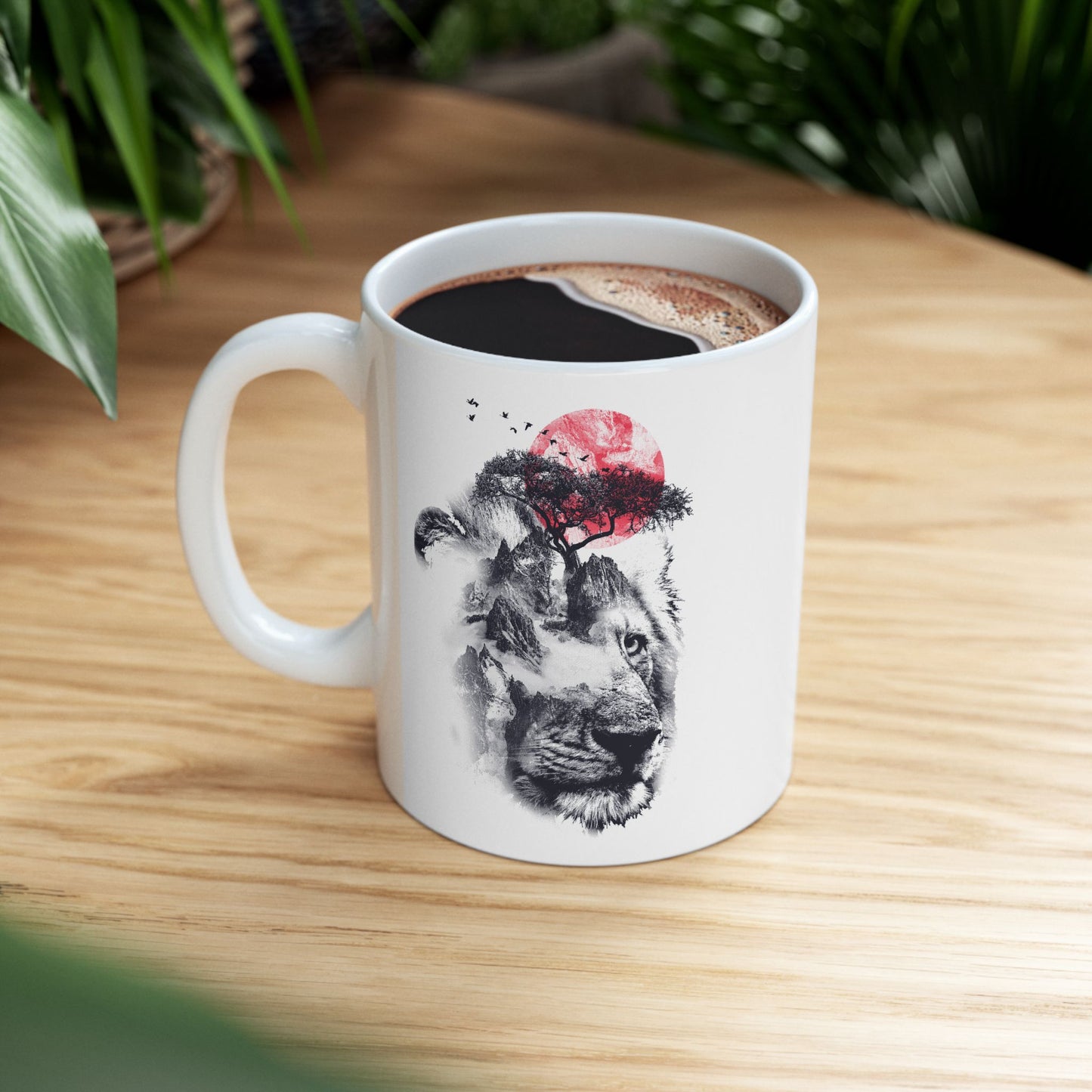 Lion Ceramic Mug