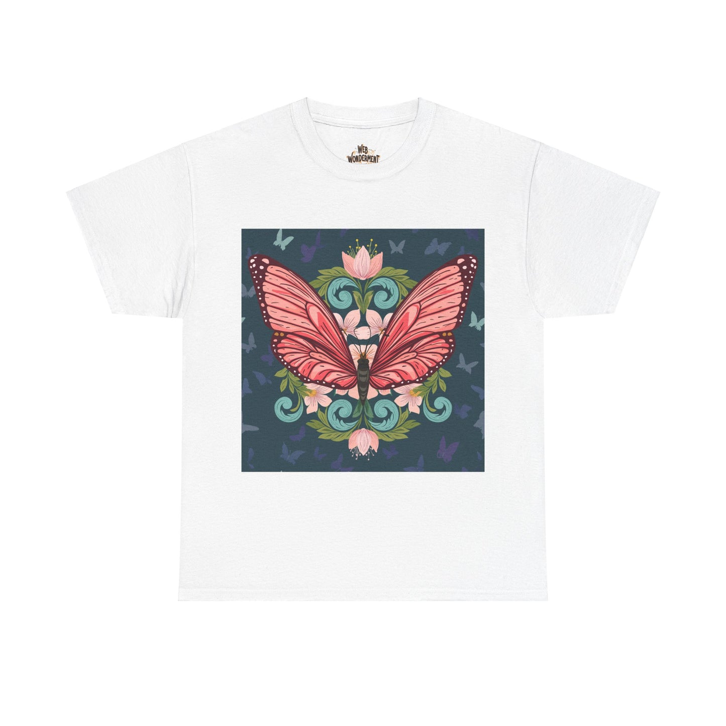 Butterfly Unisex Heavy Cotton T-Shirt