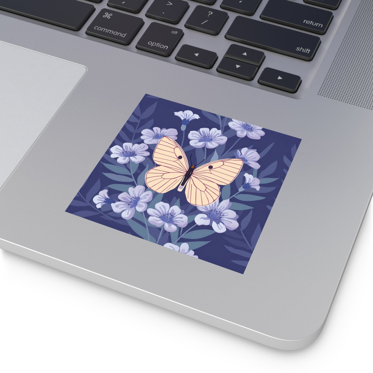 Butterfly Square Vinyl Sticker