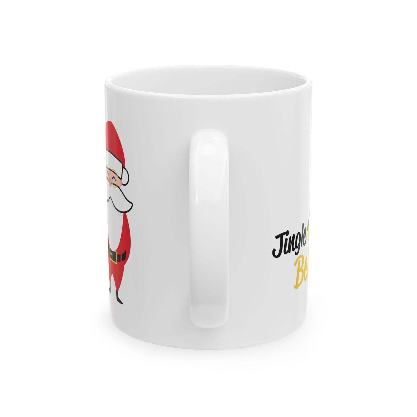 Santa Jingle Bells Ceramic Mug