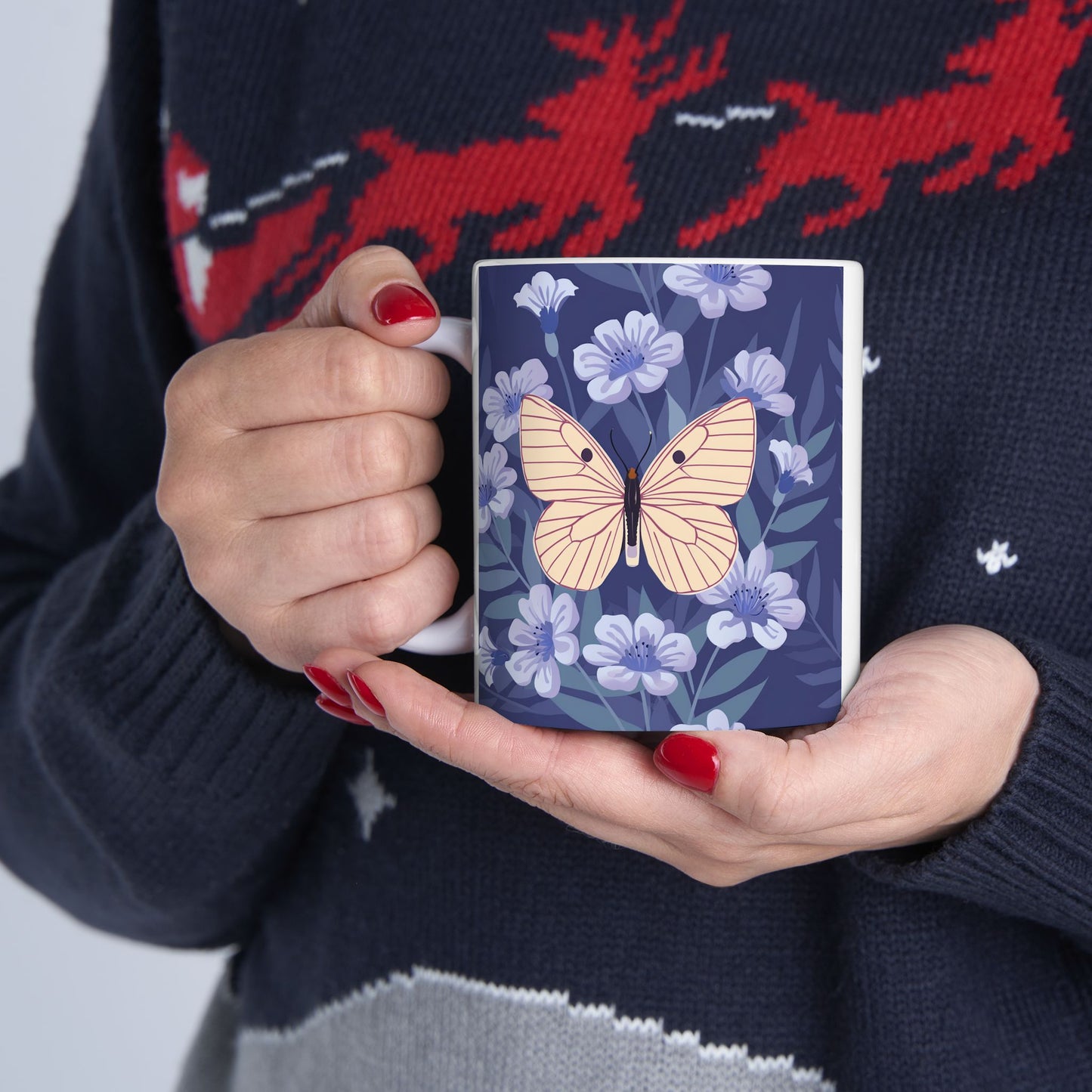 Butterfly Ceramic Mug
