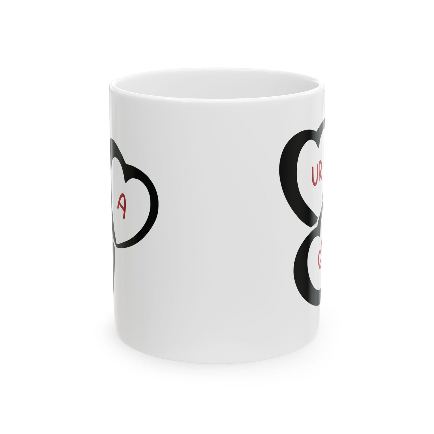 UR A QT Valentine's Ceramic Mug