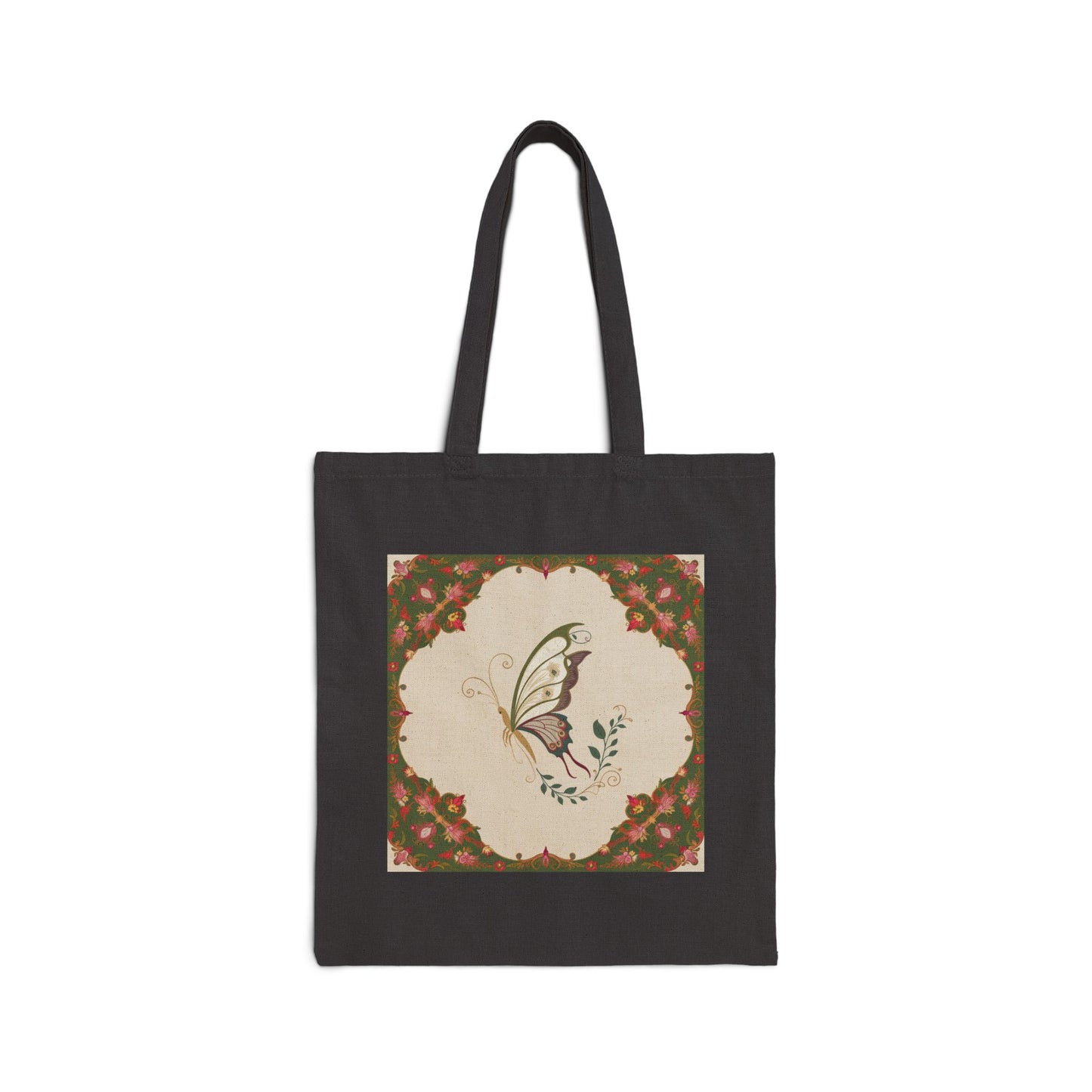 Butterfly Canvas Tote Bag, Durable 100% Cotton Shopping Bag for Everyday Use, Eco-Friendly Gift for Nature Lovers