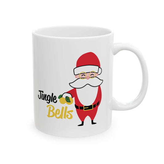 Santa Jingle Bells Ceramic Mug