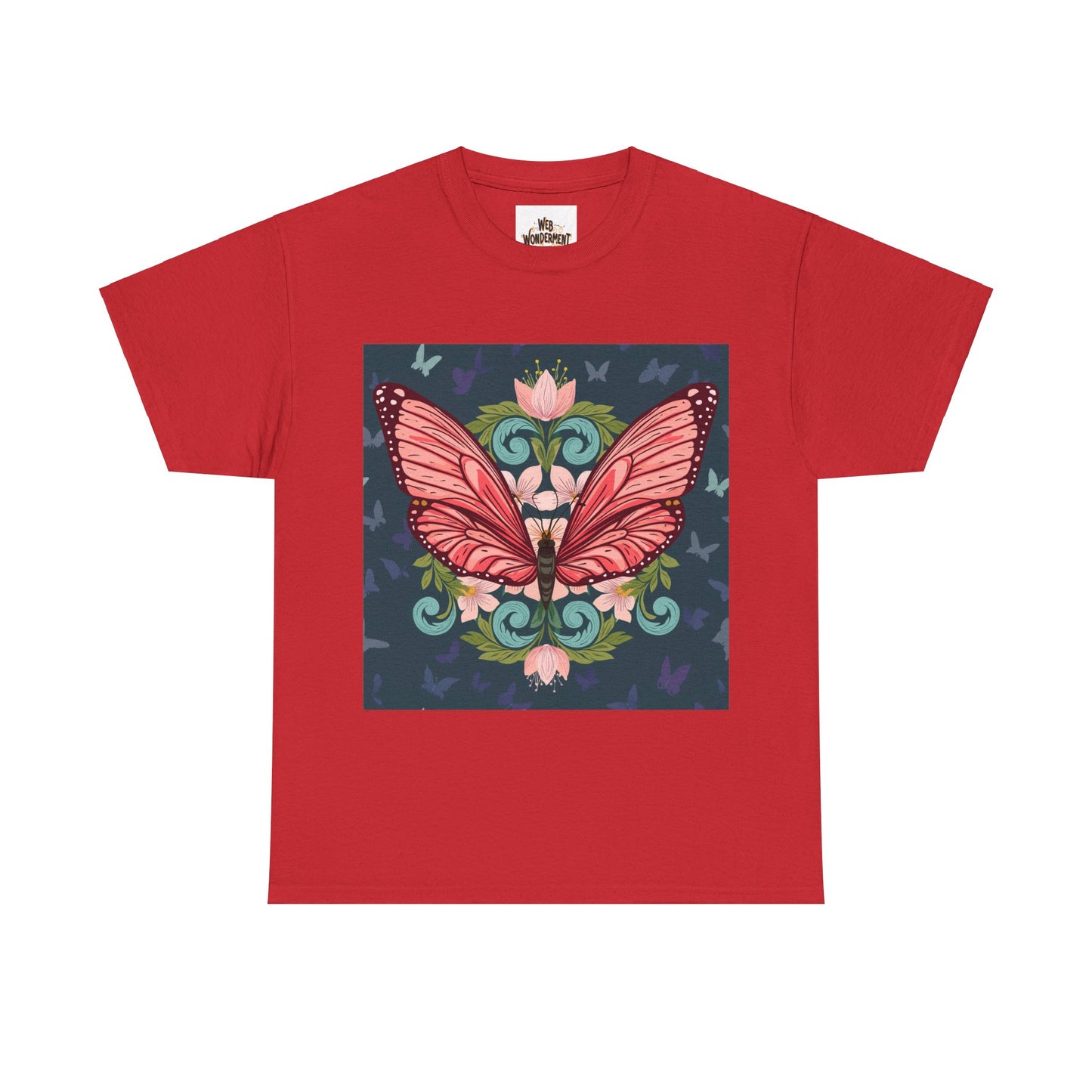 Butterfly Unisex Heavy Cotton T-Shirt