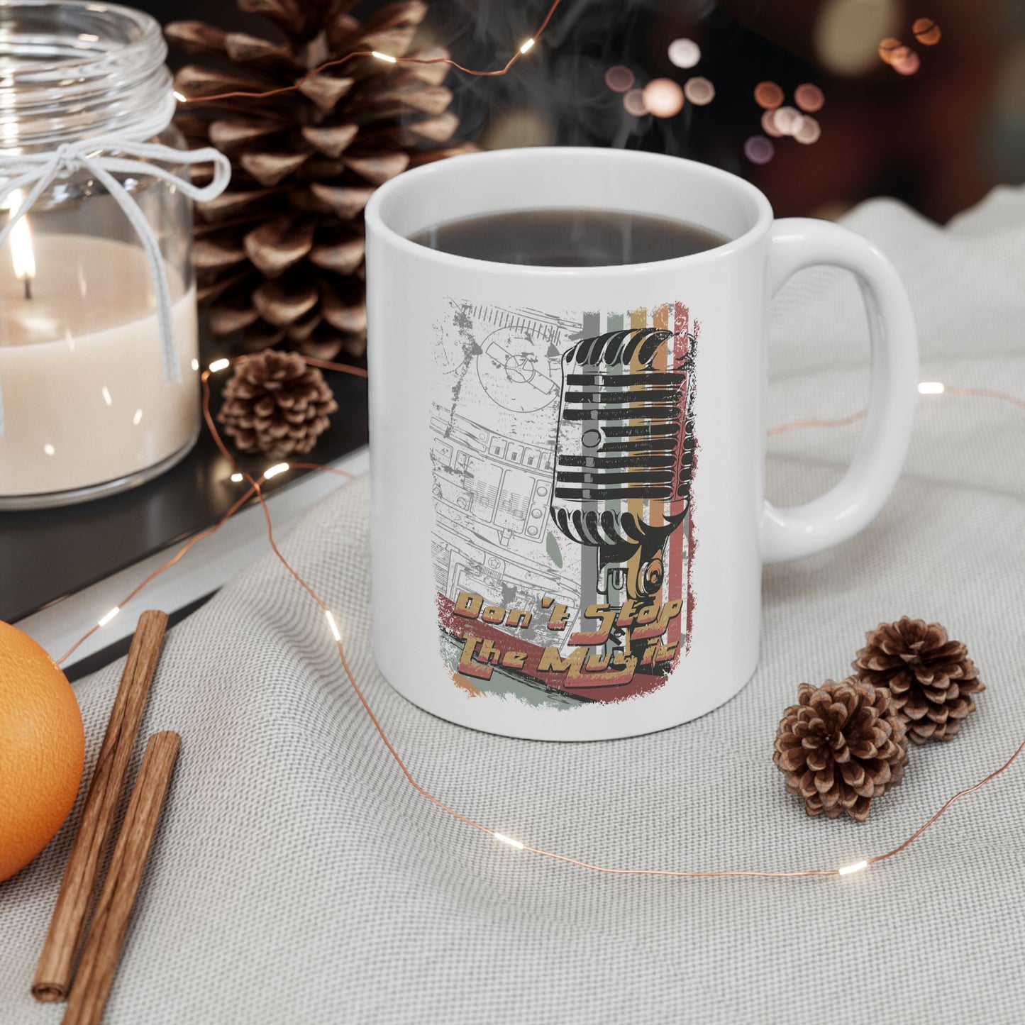 Don't Stop the Music Ceramic Mug