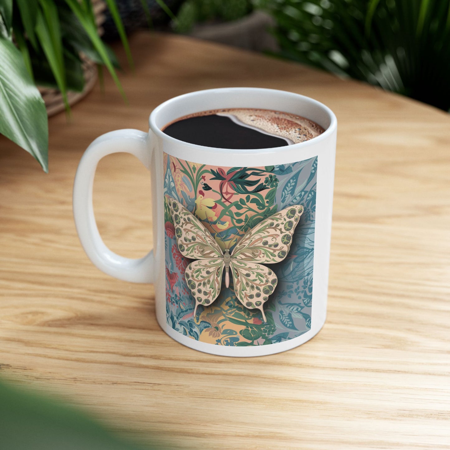 Butterfly Ceramic Mug