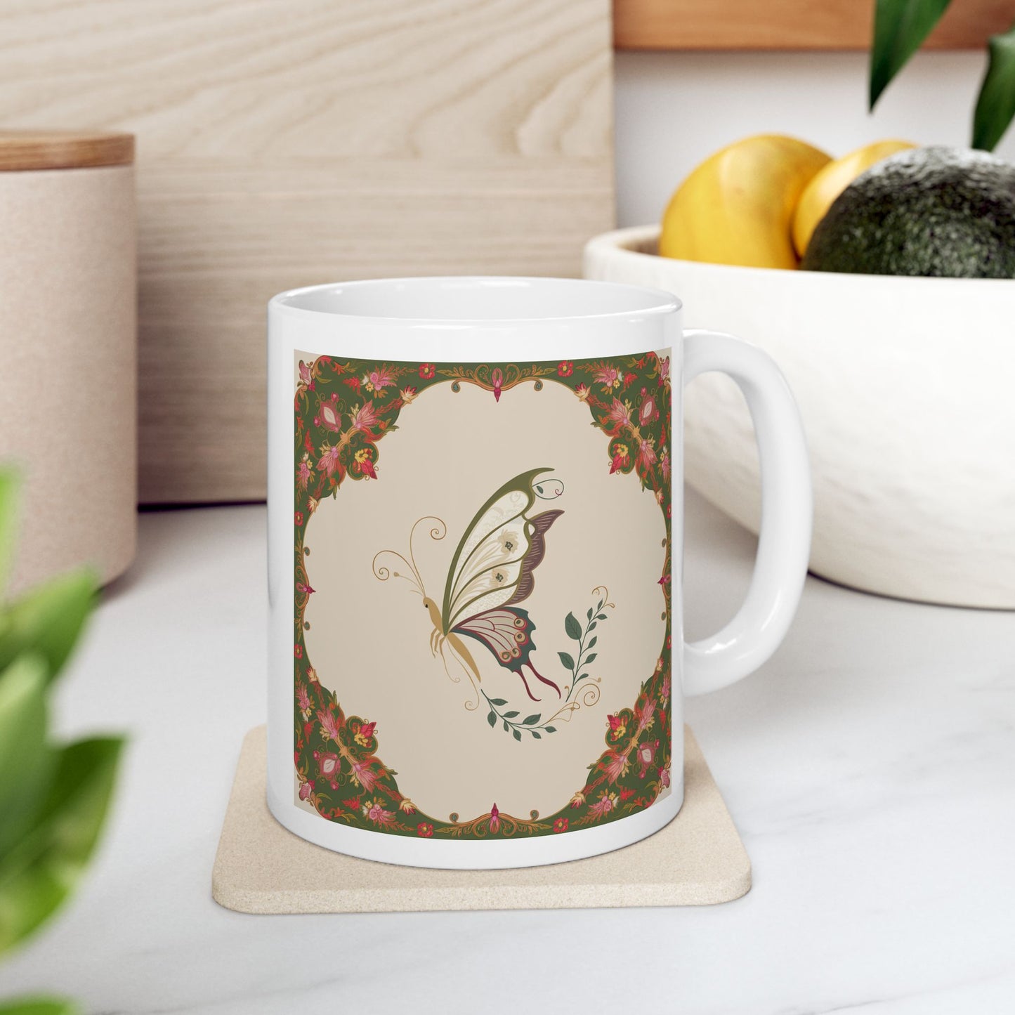 Butterfly Ceramic Mug