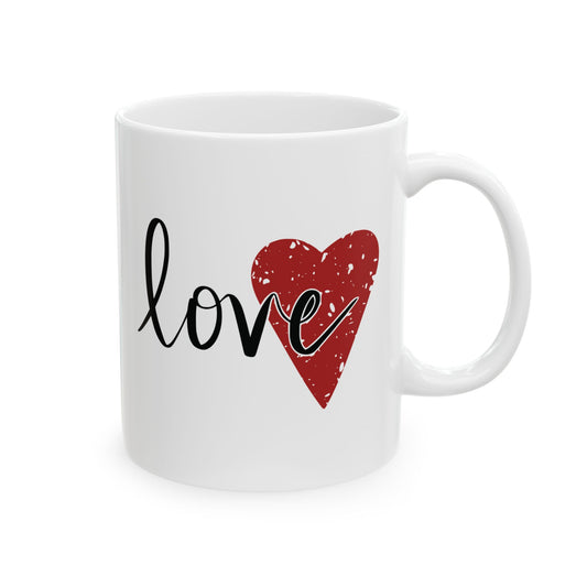 Love Heart Ceramic Mug