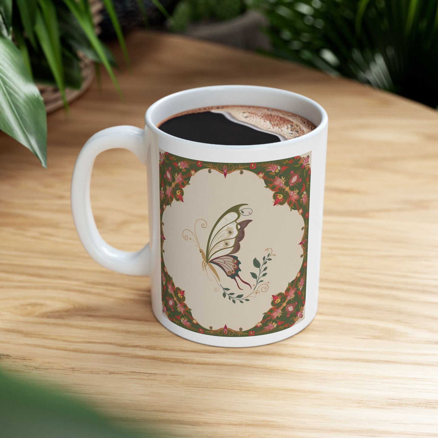 Butterfly Ceramic Mug