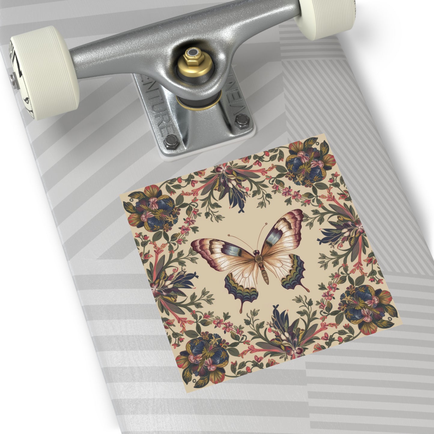 Butterfly Square Vinyl Sticker