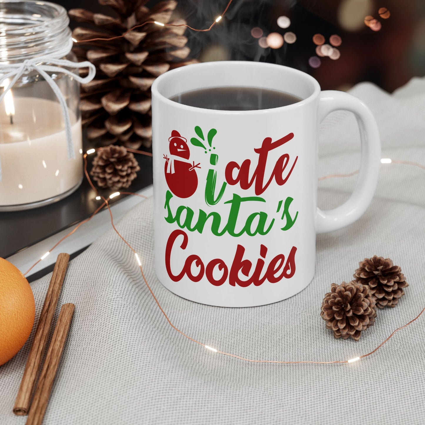I Ate Santa's Cookies Ceramic Mug