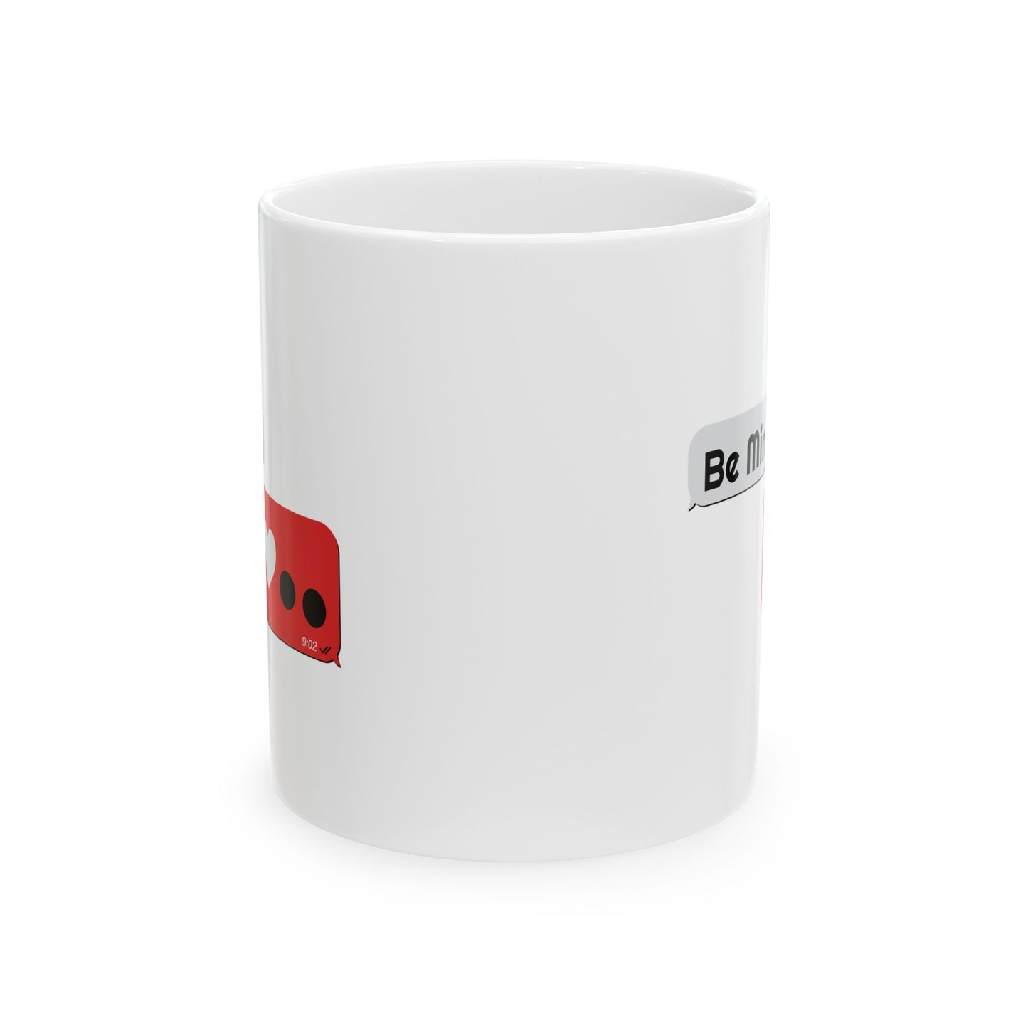 Be Mine Bubble Chat Valentine Ceramic Mug