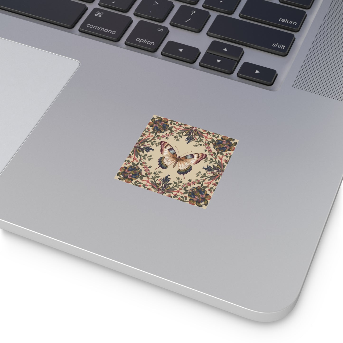 Butterfly Square Vinyl Sticker