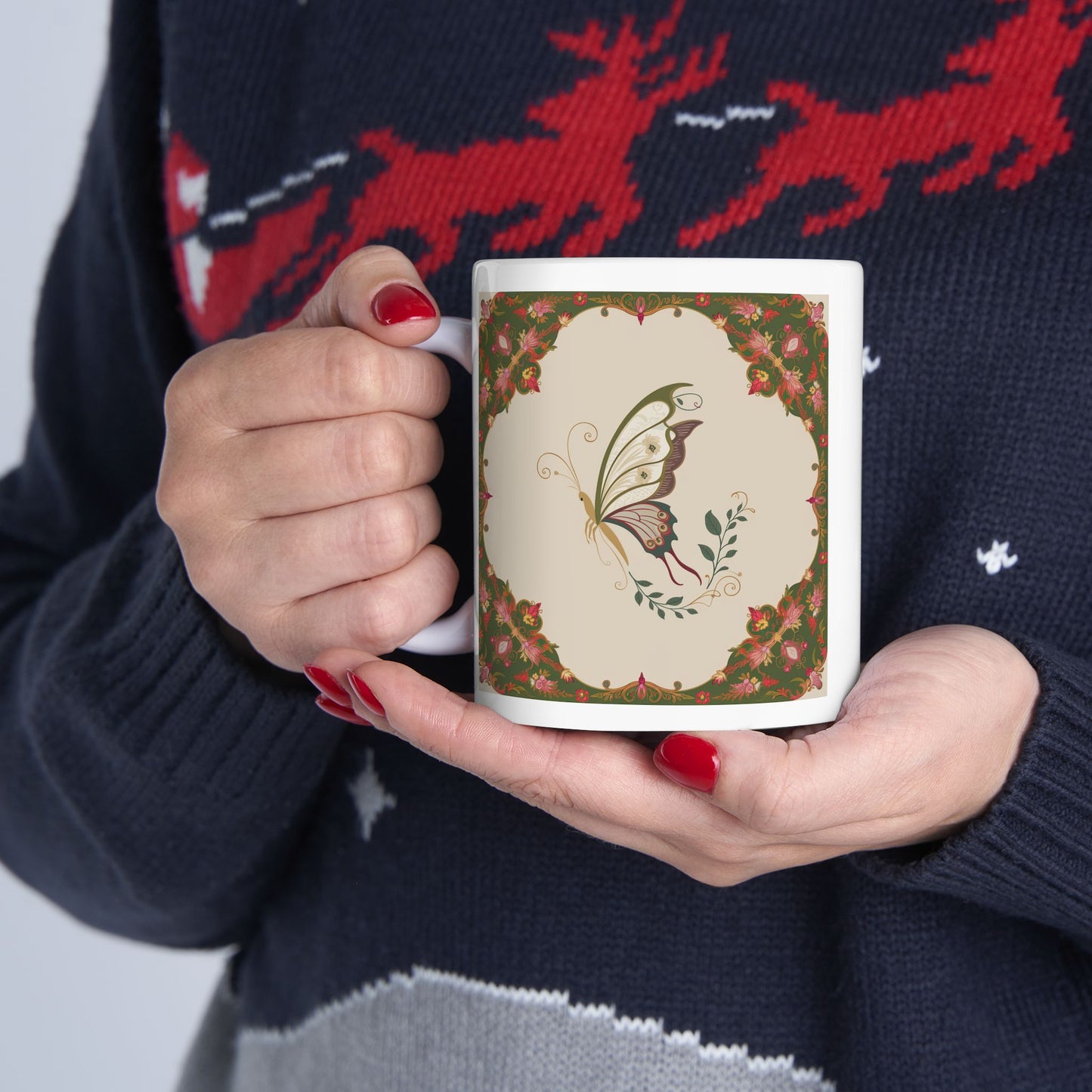 Butterfly Ceramic Mug