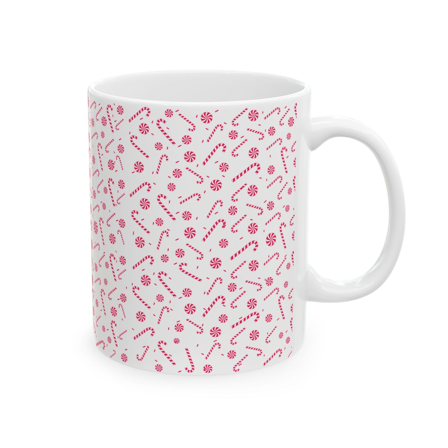 Candy Cane All Over Ceramic Mug